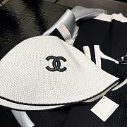 Kitlife Chanel 25P Bucket Hat White Black Logo - 2