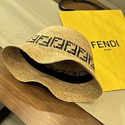 Kitlife Fendi Straw Hat Beige - 6