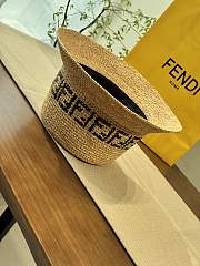Kitlife Fendi Straw Hat Beige - 4