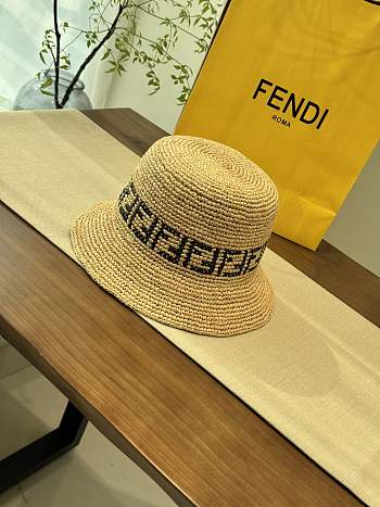 Kitlife Fendi Straw Hat Beige