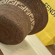 Kitlife Fendi Straw Hat Dark Brown - 2