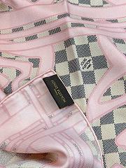 Kitlife Louis Vuitton Damier Azur Canvas Square Scarf 90x90cm - 3