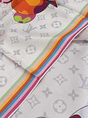 Kitlife Louis Vuitton x TM Superflat Square Scarf Panda White 90x90cm - 6