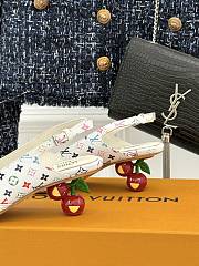 Kitlife Louis Vuitton x TM Slingback White Multicolor With Cherry Heel - 6