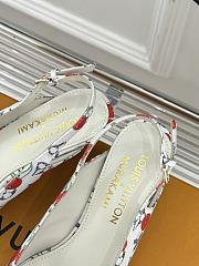 Kitlife Louis Vuitton x TM Cherry White Slingback With Cherry Heel - 4