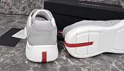 Kitlife Prada America's Cup Grey Patent Leather and Grey Technical Fabric Sneakers - 3