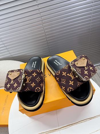 Kitlife Louis Vuitton x TM Pool Pillow Flat Comfort Brown Beige