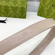 Kitlife Gucci Double-sided Belt In Beige With Gold / Silver Buckle 3cm - 6