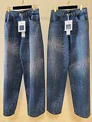 Kitlife Chanel 25S Colored Diamond Feathers Jeans  - 1