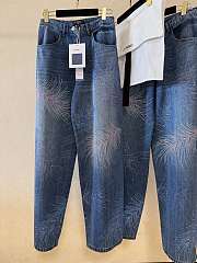 Kitlife Chanel 25S Colored Diamond Feathers Jeans  - 5