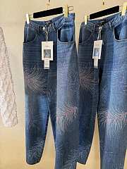 Kitlife Chanel 25S Colored Diamond Feathers Jeans  - 2