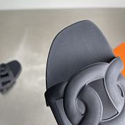 Kitlife Hermes Aloha Black Leather Sandals  - 3