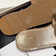 Kitlife Celine Triomphe Mules In Calfskin Tan - 6