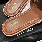 Kitlife Celine 25FW Arc De Triomphe White Denim Slippers - 4