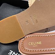 Kitlife Celine 25FW Arc De Triomphe Beige Denim Slippers - 5