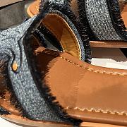 Kitlife Celine 25FW Arc De Triomphe Blue Denim Slippers  - 5