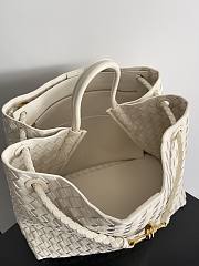 Kitlife Bottega Veneta Andiamo Tote Large Bag White - 45x22x34 cm - 2