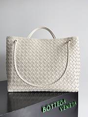 Kitlife Bottega Veneta Andiamo Tote Large Bag White - 45x22x34 cm - 4