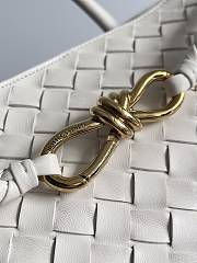 Kitlife Bottega Veneta Andiamo Tote Large Bag White - 45x22x34 cm - 6