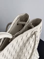 Kitlife Bottega Veneta Andiamo Tote Large Bag White - 45x22x34 cm - 5
