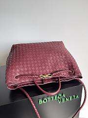 Kitlife Bottega Veneta Andiamo Tote Large Bag Burgundy - 45x22x34 cm - 3