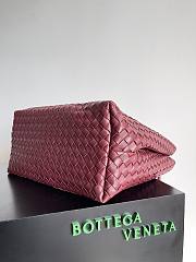Kitlife Bottega Veneta Andiamo Tote Large Bag Burgundy - 45x22x34 cm - 6