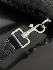 Kitlife Bottega Veneta Intrecciato Zipped North-South Tote Bag Black 815783 39x33.5x8.5cm - 5