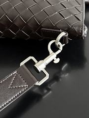 Kitlife Bottega Veneta Intrecciato Zipped North-South Tote Bag Dark Brown 815783 39x33.5x8.5cm - 6