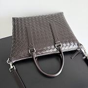 Kitlife Bottega Veneta Intrecciato Soft Briefcase Dark Brown 815784 35x29x7cm - 2