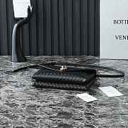 Kitlife Bottega Veneta Knot Lock Bag Black 817191 25x16x5.5cm - 2