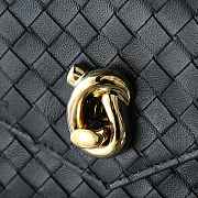 Kitlife Bottega Veneta Knot Lock Bag Black 817191 25x16x5.5cm - 3