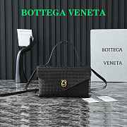Kitlife Bottega Veneta Knot Lock Bag Dark Brown 817191 25x16x5.5cm - 1