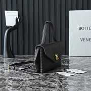 Kitlife Bottega Veneta Knot Lock Bag Dark Brown 817191 25x16x5.5cm - 5