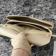 Kitlife Bottega Veneta Knot Lock Bag Beige 817191 25x16x5.5cm - 3