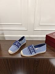 Kitlife Gucci Espadrille Shoes Light Blue Denim - 2