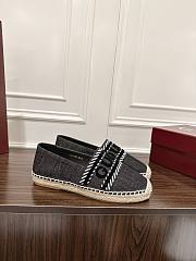 Kitlife Gucci Espadrille Shoes Black Denim - 1