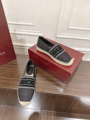Kitlife Gucci Espadrille Shoes Black Denim - 5