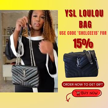 YSL MONOGRAM LOULOU 24cm x 17cm x 9cm