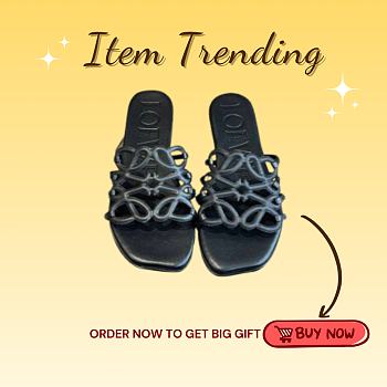 Kitlife Loewe 25SS Slippers Black