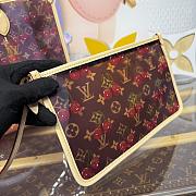 Kitlife Louis Vuitton x TM OnTheGo GM Bag Brown Transparent Monogram Cherry M14306 41x34x19cm - 6