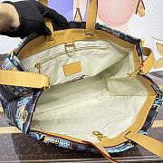 Kitlife Louis Vuitton Shopper Tote Bag Blue Marine N00218 40x16x32cm - 5
