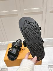 Kitlife Louis Vuitton Bom Dia Flat Comfort Mules Black - 5