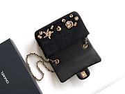 Kitlife Chanel 25 Palais Catwalk Limited Edition Badge Bag Black 10x20x7cm - 6