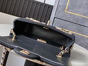 Kitlife Chanel 25 Palais Catwalk Limited Edition Badge Bag Black 10x20x7cm - 5