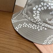Kitlife Chanel Printed Denim Bucket Hat in Grey - 3