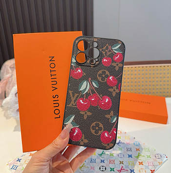 Kitlife Louis Vuitton x TM Cherry Pattern Phone Case