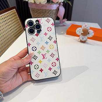 Kitlife Louis Vuitton x TM Phone Case White Multicolor