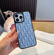 Kitlife Dior Phone Case Denim Blue - 4