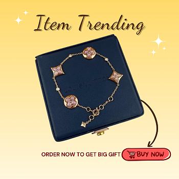 Louis Vuitton Color Blossom Bb Multi-Motifs Bracelet, Pink Gold, White Mother-Of-Pearl And Diamonds - Q95596