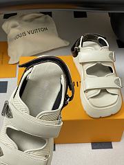 Kitlife Louis Vuitton Chameleon White Sandals  - 5